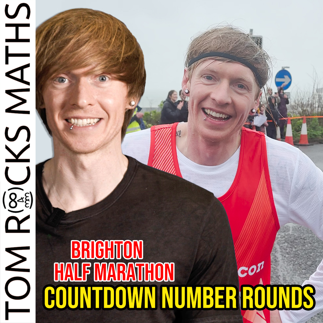 Solving Maths Puzzles Whilst Running A Half Marathon – TOM ROCKS MATHS